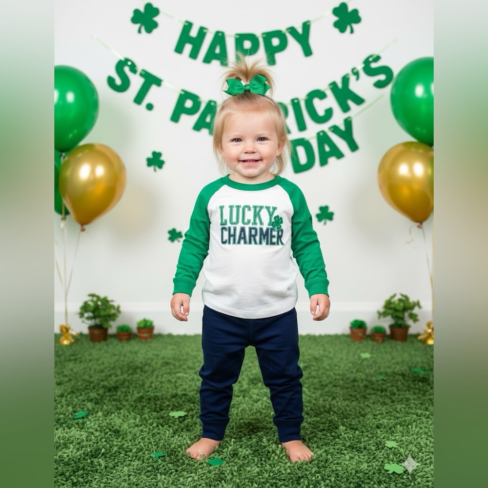 Carter's - 2 Piece Set - Tee & Jogger Pants - Lucky Charmer - 24 months - NWT - Picture 12 of 16